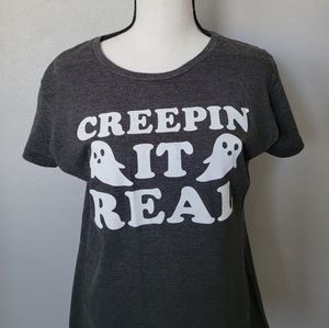 "Creeping It Real" Halloween t-shirt